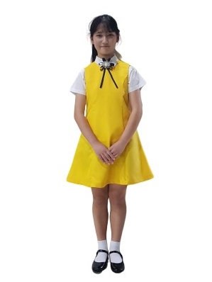 합창복 노랑원피스합창