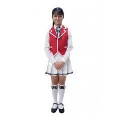 합창복빨강조끼B(벨로체)_하양스커트