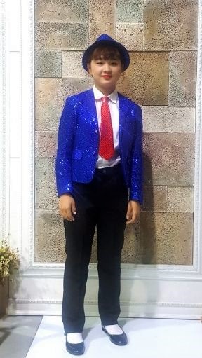 반짝이자켓정장세트