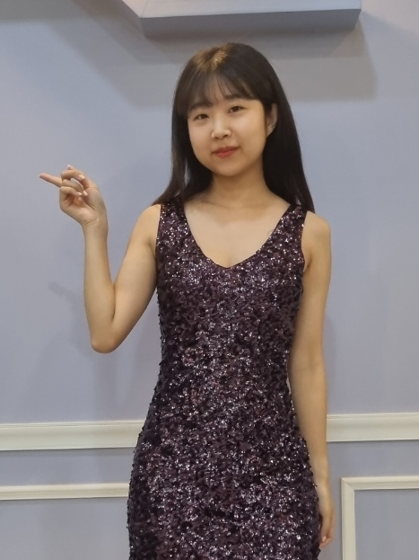 퍼플반짝이원피스