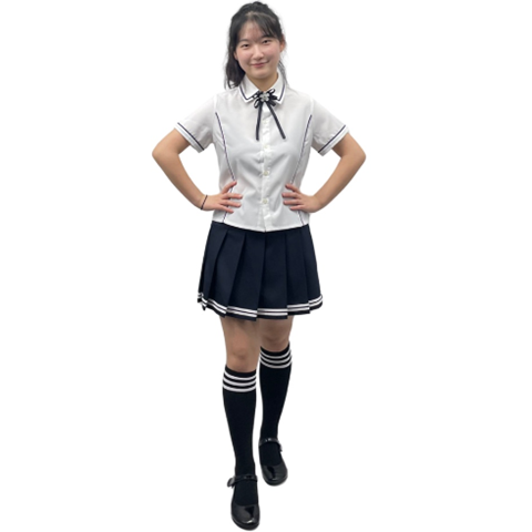 파이핑셔츠블랙스커트