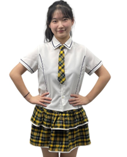 노랑체크핑셔츠