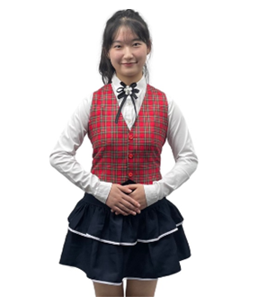 레드체크조끼럭셔리