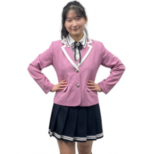 핑크콤비블랙정장